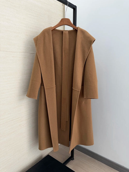 Classic Cashmere-Blend Wool Coat